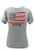 Things She Loves USA All Day Short Sleeve Tee Shirt Prism Ice Blue Heather
