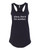 Funny Alexa Block His Number Ladies Racerback Tank Black