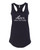 Funny Alexa Clean My House Ladies Racerback Tank Black