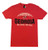 New World Graphics Georgia Arch Football Short Sleeve Tee Shirt Red New World Graphics Georgia Arch Football Short Sleeve Tee Shirt Red