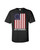 Patriotic Betsy Ross Flag Not Offended Adult Short Sleeve Tee Shirt Black