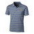 Cutter & Buck Michigan Wolverines Forge Polo Heather Stripe Tailored Fit