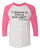Unisex Adult Love At First Sight Joe Goldberg Quote You Raglan Tee Hot Pink