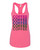 Women's Coffee On Repeat Ladies Racerback Tank Top