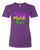 Women's Happy Mardi Gras New Orleans Ladies Fit Short Sleeve T-shirt