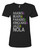 Women's Mardi Gras Traditions Ladies Fit Short Sleeve T-shirt