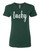 Women's St. Patrick's Day Lucky Ladies Fit Short Sleeve T-shirt