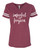Women's Imperfect and Forgiven Ladies Football Tee
