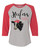 Women's Cow Bandana Heifer Please Ladies Fit Raglan Short Sleeve T-shirt