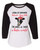 Women's Cow Bandana Jesus Take the Wheel Heifer Ladies Fit Raglan Short Sleeve T-shirt