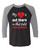 My Heart Is Out There Baseball Mom Raglan Short Sleeve T-shirt