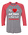 My Heart Is Out There Baseball Mom Raglan Short Sleeve T-shirt