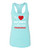 My Heart Is Out There Football Mom Ladies Racerback Tank Top My Heart Is Out There Football Mom Ladies Racerback Tank Top