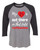 My Heart Is Out There Softball Mom Raglan Short Sleeve T-shirt My Heart Is Out There Softball Mom Raglan Short Sleeve T-shirt