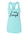 I Am Enough Ladies Racerback Tank Top
