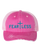 Women's Embroidered Christian Fearless Cross Distressed Baseball Cap