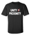 USA Unity Does Not Equal Close Proximity Short Sleeve Unisex Adult T-shirt