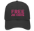 Men's Funny Free Joe Exotic Embroidered Baseball Cap Black