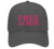 Men's Funny Free Joe Exotic Embroidered Baseball Cap Black
