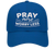 Men's Christian Pray More Worry Less Embroidered Performance Cap