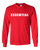 Unisex Adult Essential Worker Long Sleeve T-shirt