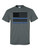 Blue Lives Matter American Flag Thin Blue Line Short Sleeve T-shirt