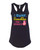 Surf, Sunshine, and Sangria Summer Time Beach Women's Racerback Tank Top