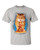 Funny Space Pizza Cat Unisex Adult Short Sleeve T-shirt