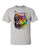Unisex Neon Black Light Colorful Kitty Cat Short Sleeve T-shirt