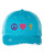 Women's Embroidered Peace Love Faith Distressed Baseball Cap