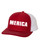 Heritage Pride USA Merica Mesh Back Trucker Hat Army/American Flag