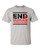 End Human Trafficking Hand Print Unisex Adult Short Sleeve T-shirt