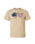Patriotic Tattered American Flag Adult Short Sleeve Tee Shirt Black Patriotic Tattered American Flag Adult Short Sleeve Tee Shirt Black