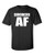 Funny Divorced AF Adult Unisex Short Sleeve Tee Shirt Black Funny Divorced AF Adult Unisex Short Sleeve Tee Shirt Black
