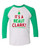 Funny Christmas It's A Beaut Clark Adult Unisex Baseball Raglan Tee Kelly Green