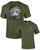 Fishing Tee Shirt Jumping Rainbow Trout military