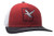 It's All About The South Georgia Ouline Duck Trucker Mesh Snapback Hat Heather Gray Red Mesh