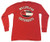 We Live For Saturdays Georgia Football Flag Long Sleeve Tee Red