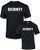 Security Short Sleeve T-shirt Printed On Both Sides Police Patrol Mall Event Staff Uniform Concert Stadium Game+18483:18562 Security Short Sleeve T-shirt Printed On Both Sides Police Patrol Mall Event Staff Uniform Concert Stadium Game+18483:18562