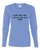 Roses are Red Valentine's Day Women's Long Sleeve Shirt Carolina Blue