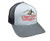 Droppin Drake Mallard Duck and Gun Logo Trucker Mesh Snapback Hat  Heather Gray/Light Charcoal Light Charcoal Mesh