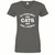 Funny I Care About Cats and 3 People Ladies Vee Neck Tee Charcoal