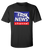 Funny Political Faux News Network Logo Defund Mainstream Media Unisex Adult Short Sleeve T-shirt Funny Political Faux News Network Logo Defund Mainstream Media Unisex Adult Short Sleeve T-shirt