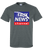 Funny Political Faux News Network Logo Defund Mainstream Media Unisex Adult Short Sleeve T-shirt Funny Political Faux News Network Logo Defund Mainstream Media Unisex Adult Short Sleeve T-shirt