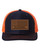 College Football Team Color Leather Patch Trucker