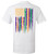 Mardi Gras Colorful Flag Unisex Short Sleeve T-shirt