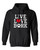 Live Love Bark Adult Hooded Pullover Black