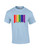 Gay Pride Retro Repeat Rainbow Support LGBTQ Unisex Short Sleeve T-shirt Graphic Tee
