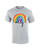 Gay Pride Flag Rainbow Ally Support LGBTQ Unisex Short Sleeve T-shirt Graphic Tee