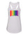 Womens Gay Pride Rainbow Barcode Support LGBTQ Racerback Tank Top